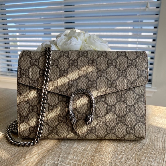 GUCCI GG Supreme Dionysus Wallet on Chain - Picture 3 of 13